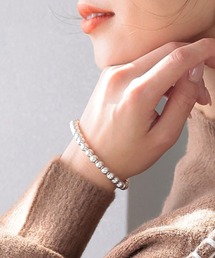 シルバー925 ボールチェーンブレスレット