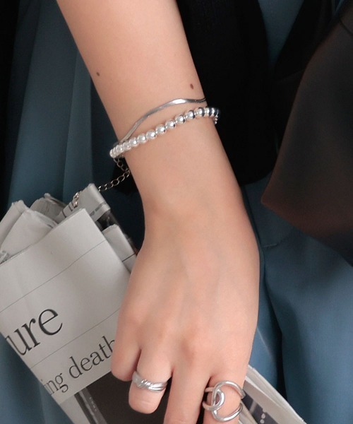 シルバー925 ボールチェーンブレスレット（ブレスレット）｜DONOBAN