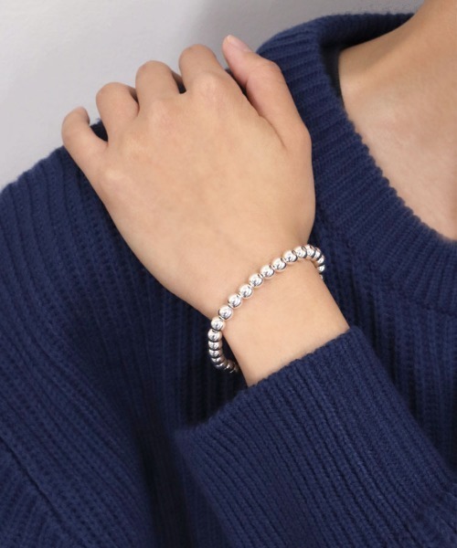 DONOBAN（ドノバン）の「シルバー925 ボールチェーンブレスレット（ブレスレット・レディース・シルバー・ONESIZE）」の7枚目の写真