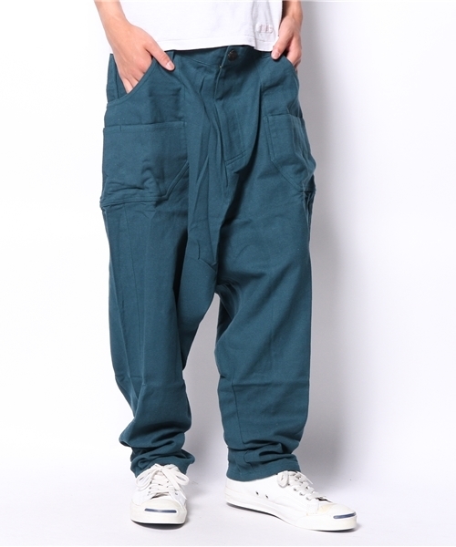 チャイハネ(チャイハネ)の「【チャイハネ】シンプルMEN'Sサルエルパンツ(その他パンツ・メンズ・ブラック/ブラウン/グリーン/ターコイズブルー/ホワイト/ベージュ/ライトグリーン/イエロー/オレンジ/カーキ・FREE)」の8枚目の写真