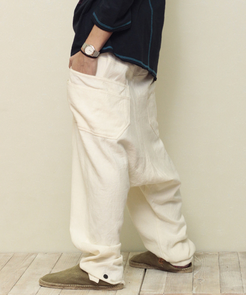 チャイハネ(チャイハネ)の「【チャイハネ】シンプルMEN'Sサルエルパンツ(その他パンツ・メンズ・ブラック/ブラウン/グリーン/ターコイズブルー/ホワイト/ベージュ/ライトグリーン/イエロー/オレンジ/カーキ・FREE)」の20枚目の写真