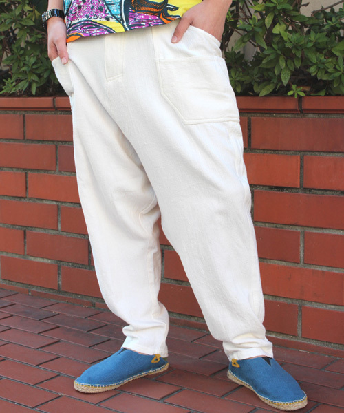 チャイハネ(チャイハネ)の「【チャイハネ】シンプルMEN'Sサルエルパンツ(その他パンツ・メンズ・ブラック/ブラウン/グリーン/ターコイズブルー/ホワイト/ベージュ/ライトグリーン/イエロー/オレンジ/カーキ・FREE)」の21枚目の写真