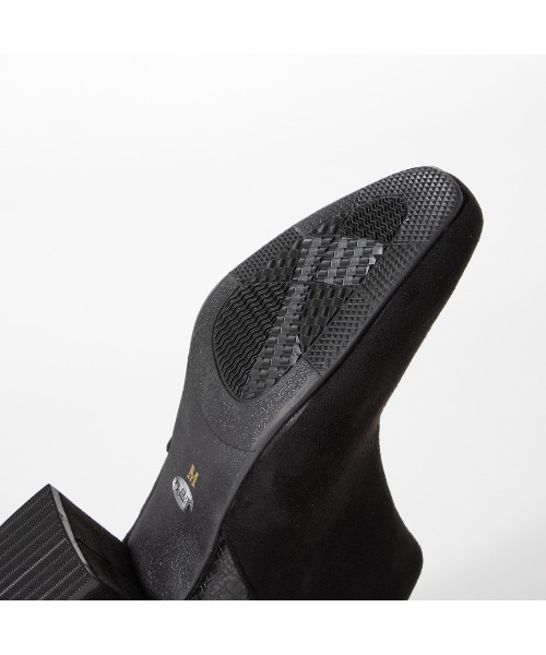 Elvis Luce（エルビスルーチェ）の「ElvisLuce(エルビスルーチェ) チャンキヒールスクエアトゥ ショートブーツ（ブーツ・レディース・ブラック/ブラウン/ブラック系その他・LL/S/M/L）」の7枚目の写真