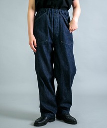 [OMNIGOD womens / オムニゴッド]　8oz甘織りデニム　PWイージーパンツ