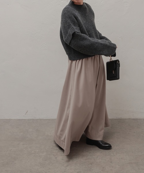 natural couture（ナチュラルクチュール）の「【大人ナチュ】前後2WAYボリュームスリーブワンピース（ワンピース・レディース・ベージュ/ブラウン/オフホワイト・FREE）」の14枚目の写真