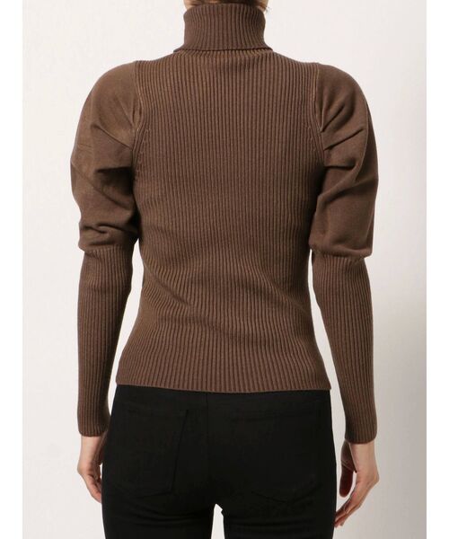 dazzlin（ダズリン）の「フロントタックタートルミットトップス（ニット/セーター・レディース・ブラック/ベージュ/ブラウン/グレー・FREE）」の19枚目の写真