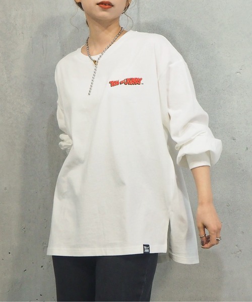 tiptop(ティップトップ)の「2021SS TOM & JERRY ロンT(Tシャツ/カットソー・レディース・ブラック/オフホワイト/ホワイト系その他/ブラック系その他/ホワイト系その他2/ブラック系その他2・FREE)」の14枚目の写真