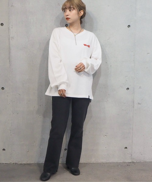 tiptop(ティップトップ)の「2021SS TOM & JERRY ロンT(Tシャツ/カットソー・レディース・ブラック/オフホワイト/ホワイト系その他/ブラック系その他/ホワイト系その他2/ブラック系その他2・FREE)」の19枚目の写真