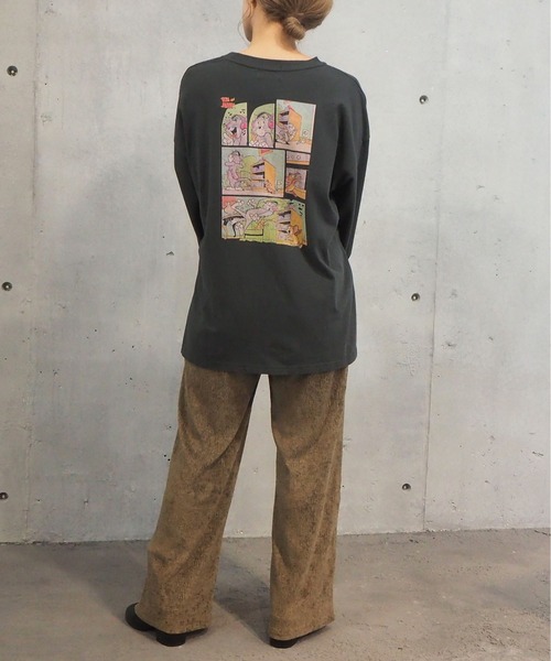 tiptop(ティップトップ)の「2021SS TOM & JERRY ロンT(Tシャツ/カットソー・レディース・ブラック/オフホワイト/ホワイト系その他/ブラック系その他/ホワイト系その他2/ブラック系その他2・FREE)」の11枚目の写真