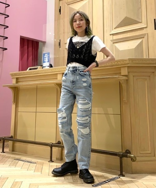 Ray BEAMS（レイビームス）の「GOOD ROCK SPEED / Life Photo ミニ Tシャツ（Tシャツ/カットソー・レディース・ホワイト・ONE SIZE）」の21枚目の写真