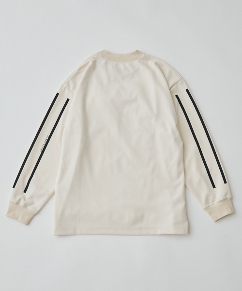 UNITED TOKYO（ユナイテッドトウキョウ）の「オーバーサイズラインプリントT（Tシャツ/カットソー・メンズ・オフホワイト/ブラック・FREE/0）」の3枚目の写真