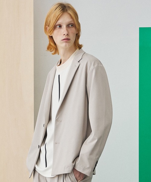 UNITED TOKYO（ユナイテッドトウキョウ）の「オーバーサイズラインプリントT（Tシャツ/カットソー・メンズ・オフホワイト/ブラック・FREE/0）」の5枚目の写真