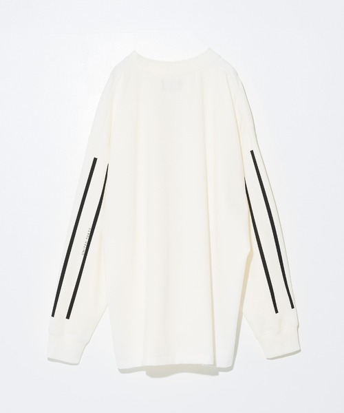 UNITED TOKYO（ユナイテッドトウキョウ）の「オーバーサイズラインプリントT（Tシャツ/カットソー・メンズ・オフホワイト/ブラック・FREE/0）」の6枚目の写真