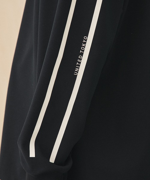 UNITED TOKYO（ユナイテッドトウキョウ）の「オーバーサイズラインプリントT（Tシャツ/カットソー・メンズ・オフホワイト/ブラック・FREE/0）」の18枚目の写真