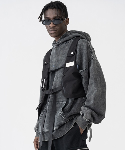 Harsh And Cruel 21ss Deformation Gilet Carabiner Hm ベスト Harsh And Cruel ハーシュアンドクルーエル のファッション通販 Zozotown