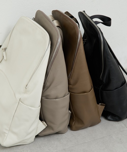 ガリャルダガランテ レザー　バックパック　リュック GALLARDAGALANTE(ガリャルダガランテ)｜レザーバックパック/ブラック