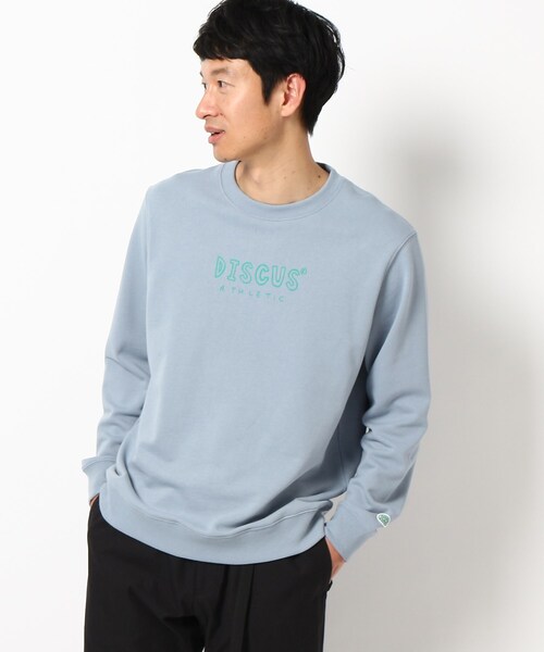 THE SHOP TK (ザ ショップ ティーケー )の「◆【DISCUS別注】スウェットプルオーバー(スウェット・メンズ・ライトグレー/チャコールグレー/イエロー系その他/ライトブルー・01/02/03/04)」の4枚目の写真