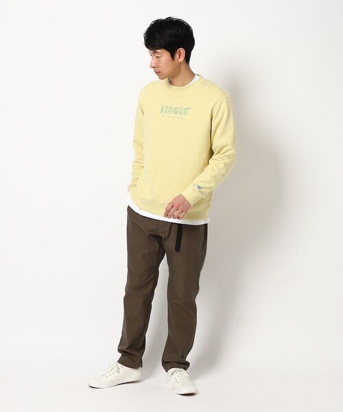 THE SHOP TK (ザ ショップ ティーケー )の「◆【DISCUS別注】スウェットプルオーバー(スウェット・メンズ・ライトグレー/チャコールグレー/イエロー系その他/ライトブルー・01/02/03/04)」の5枚目の写真