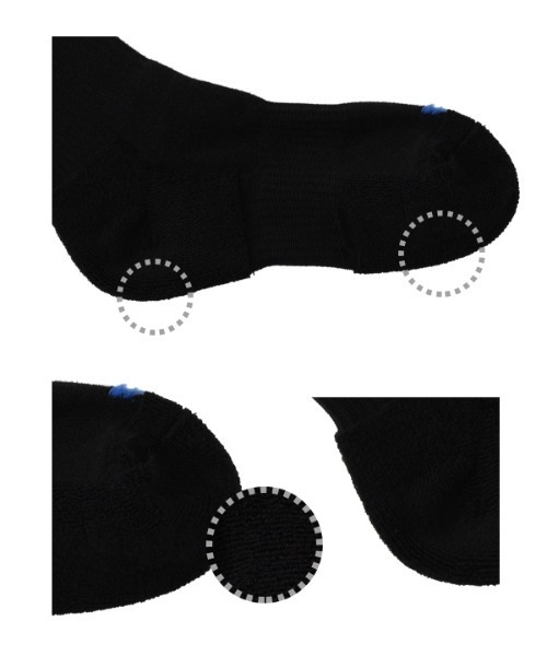 PERFECTCORNER（パーフェクトコーナー）の「【PERFECTCORNER 】レフトライト ハイソックス(FILE) / PERFECT CORNER LEFT RIGHT HIGH SOCKS(FILE)（ソックス/靴下・レディース・グレー/ホワイト×レッド/ホワイト×ブラック/ブラック×パープル/ブラック×レッド・FREE）」の14枚目の写真