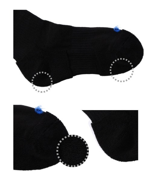 PERFECTCORNER（パーフェクトコーナー）の「【PERFECTCORNER 】レフトライト ハイソックス(FILE) / PERFECT CORNER LEFT RIGHT HIGH SOCKS(FILE)（ソックス/靴下・レディース・グレー/ホワイト×レッド/ホワイト×ブラック/ブラック×パープル/ブラック×レッド・FREE）」の17枚目の写真