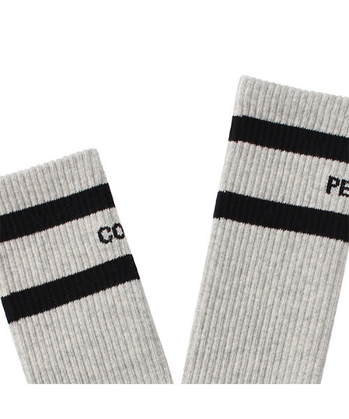 PERFECTCORNER（パーフェクトコーナー）の「【PERFECTCORNER 】レフトライト ハイソックス(FILE) / PERFECT CORNER LEFT RIGHT HIGH SOCKS(FILE)（ソックス/靴下・レディース・グレー/ホワイト×レッド/ホワイト×ブラック/ブラック×パープル/ブラック×レッド・FREE）」の19枚目の写真