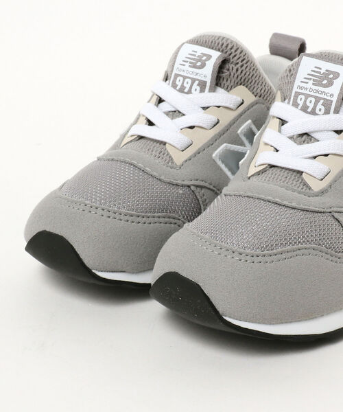 B:MING by BEAMS(ビーミングバイビームス)の「NEW BALANCE / 996 SLIP ON I(14~16cm)(スリッポン・キッズ・ブルー/グレー・16/14/15 )」の3枚目の写真