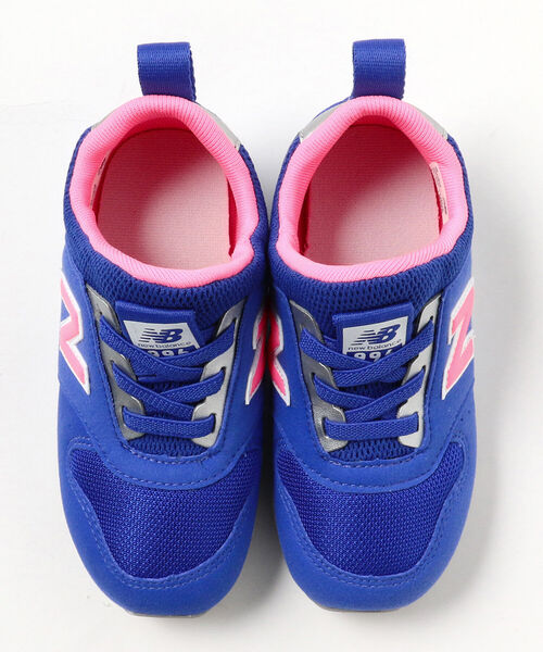 B:MING by BEAMS(ビーミングバイビームス)の「NEW BALANCE / 996 SLIP ON I(14~16cm)(スリッポン・キッズ・ブルー/グレー・16/14/15 )」の11枚目の写真