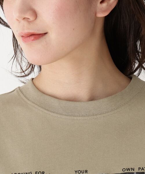 SHOO・LA・RUE(シューラルー)の「◆【USAコットン】プリントアソートロンT(Tシャツ/カットソー・レディース・ブラック/アイボリー/ホワイト系その他/オリーブ系/ホワイト系その他2/ブルー系1・02/03/04)」の14枚目の写真