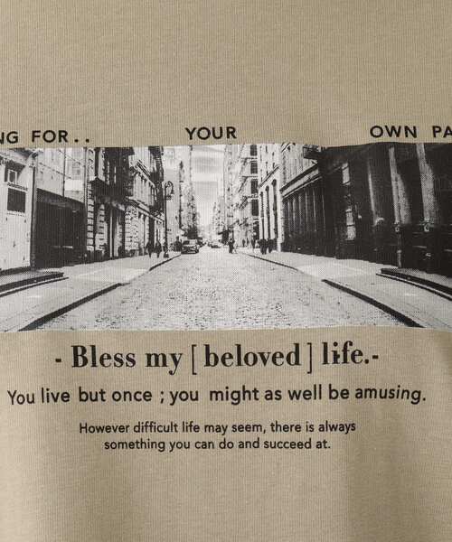 SHOO・LA・RUE(シューラルー)の「◆【USAコットン】プリントアソートロンT(Tシャツ/カットソー・レディース・ブラック/アイボリー/ホワイト系その他/オリーブ系/ホワイト系その他2/ブルー系1・02/03/04)」の8枚目の写真