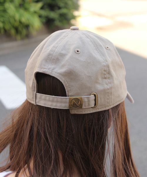 newhattan（ニューハッタン）の「【newhattan】 ニューハッタン コットン ツイル ローキャップ STONE WASHED TWILL CAP H1400（キャップ・メンズ・ホワイト/ブラック/ベージュ/オリーブ/コーラル/テラコッタ/オレンジ/レモンイエロー/アクア・FREE）」の21枚目の写真
