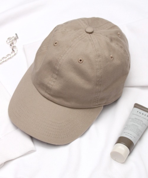 newhattan（ニューハッタン）の「【newhattan】 ニューハッタン コットン ツイル ローキャップ STONE WASHED TWILL CAP H1400（キャップ・メンズ・ホワイト/ブラック/ベージュ/オリーブ/コーラル/テラコッタ/オレンジ/レモンイエロー/アクア・FREE）」の13枚目の写真