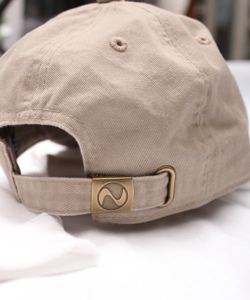 newhattan（ニューハッタン）の「【newhattan】 ニューハッタン コットン ツイル ローキャップ STONE WASHED TWILL CAP H1400（キャップ・メンズ・ホワイト/ブラック/ベージュ/オリーブ/コーラル/テラコッタ/オレンジ/レモンイエロー/アクア・FREE）」の12枚目の写真