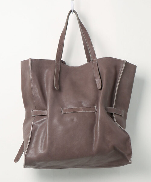 atneK（アトネック）の「【atneK】ロングベルトトート（トートバッグ・レディース・グレー/ブラウン・FREE）」の5枚目の写真