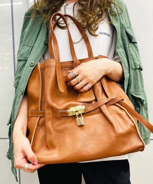 atneK（アトネック）の「【atneK】ロングベルトトート（トートバッグ・レディース・グレー/ブラウン・FREE）」の13枚目の写真