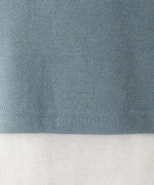 DRESKIP（ドレスキップ）の「◆【2点セット】深Vプルオーバー+ロゴTシャツ（その他トップス・レディース・グレー系その他/ライトブルー/ナチュラル・02/03/04）」の9枚目の写真