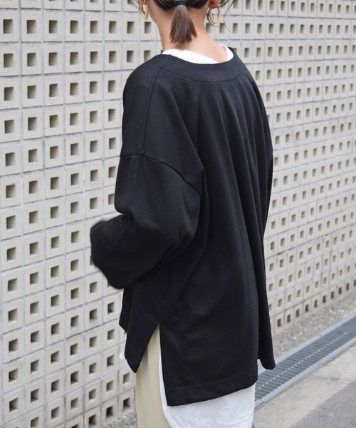 Marient(マリエント)の「カフタンPO(Tシャツ/カットソー・レディース・アイボリー/ベージュ/ブラック・FREE)」の10枚目の写真