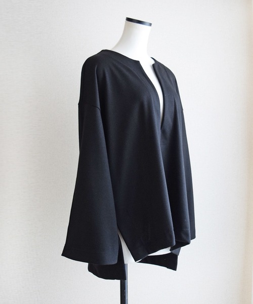 Marient(マリエント)の「カフタンPO(Tシャツ/カットソー・レディース・アイボリー/ベージュ/ブラック・FREE)」の14枚目の写真