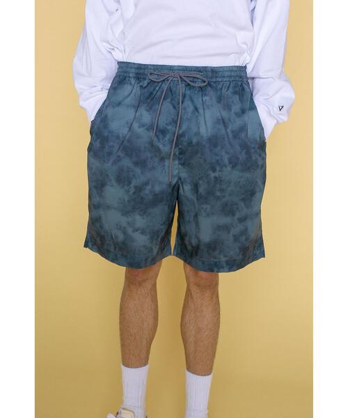 MONKEY TIME（モンキータイム）の「＜monkey time＞ TYE DYE PRINT SHORT/ショートパンツ（その他パンツ・メンズ・ブラック/ケリー/コバルトブルー・S/M/L）」の7枚目の写真