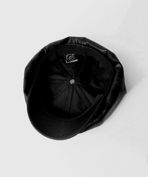 Sense of Grace(センスオブグレース)の「SYNTHETIC LEATHER CASQUETTE(キャスケット・メンズ・ブラック/ダークブラウン/ブラウン/ブラック系/ダークブラウン系/ベージュ・FREE)」の14枚目の写真
