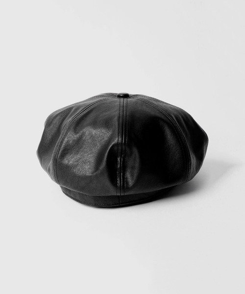 Sense of Grace(センスオブグレース)の「SYNTHETIC LEATHER CASQUETTE(キャスケット・メンズ・ブラック/ダークブラウン/ブラウン/ブラック系/ダークブラウン系/ベージュ・FREE)」の15枚目の写真