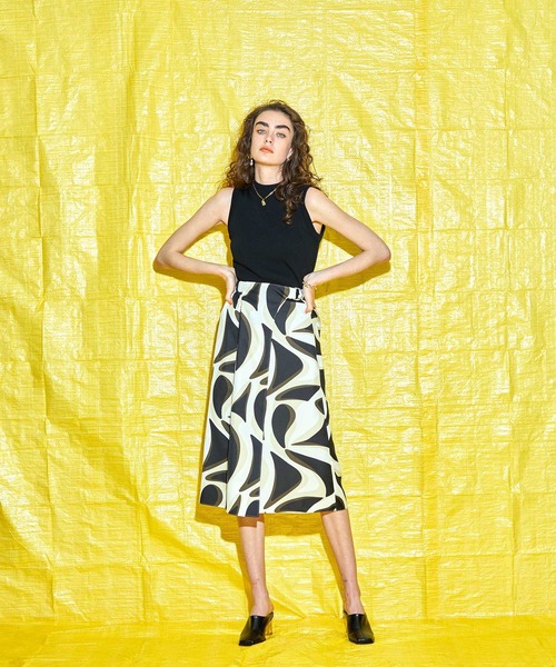 PUBLIC TOKYO（パブリックトウキョウ）の「セーラーカラーニットトップス（ニット/セーター・レディース・ブラック/イエロー/ブルー/アイボリー・FREE）」の15枚目の写真