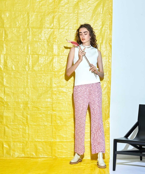 PUBLIC TOKYO（パブリックトウキョウ）の「セーラーカラーニットトップス（ニット/セーター・レディース・ブラック/イエロー/ブルー/アイボリー・FREE）」の17枚目の写真