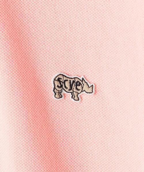 Scye（サイ）の「＜SCYE BASICS(サイ ベーシックス）＞ ピケ ポロシャツ（ポロシャツ・メンズ・ブラウン/ターコイズブルー/ライトピンク・40/38/42/36）」の8枚目の写真