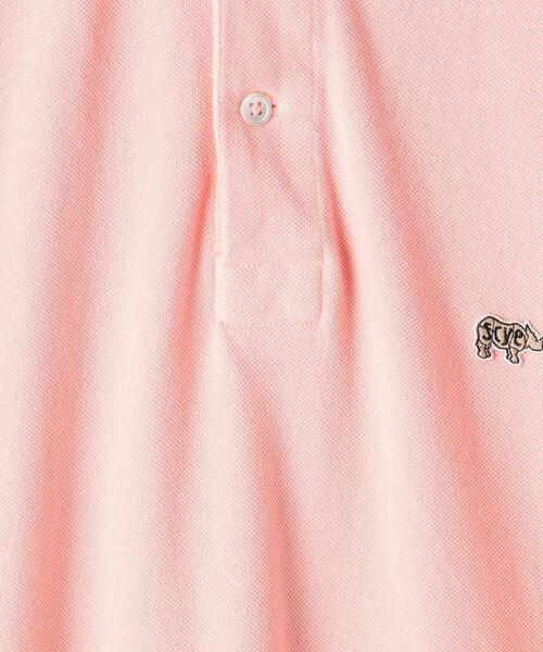 Scye（サイ）の「＜SCYE BASICS(サイ ベーシックス）＞ ピケ ポロシャツ（ポロシャツ・メンズ・ブラウン/ターコイズブルー/ライトピンク・40/38/42/36）」の9枚目の写真