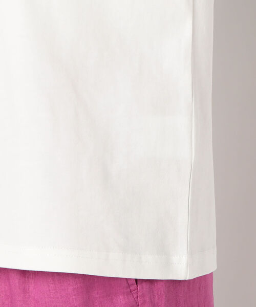UNIVERSAL CHEMISTRY(ユニバーサルケミストリー)の「【UNIVERSAL OVERALL/ユニバーサルオーバーオール】NARROW CREW POCKET TEE #U2112206(Tシャツ/カットソー・レディース・ホワイト/ブラック/ベージュ/オリーブ・MEDIUM)」の10枚目の写真