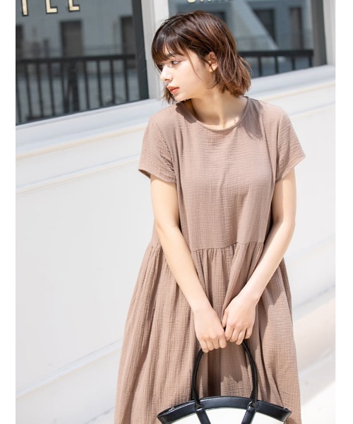 fifth（フィフス）の「ナチュラルガーゼロングワンピース（ワンピース・レディース・ラベンダー/ブラック/モカ・MEDIUM）」の18枚目の写真