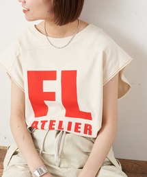 CIAOPANIC TYPY | 切替ノースリーブビッグロゴTEE(Tシャツ/カットソー)