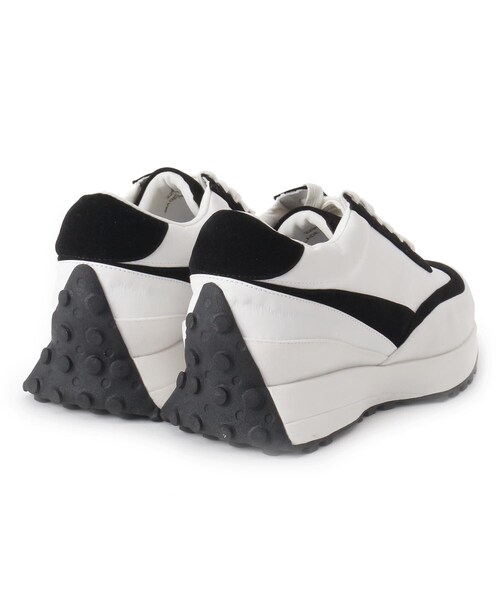 ESPERANZA（エスペランサ）の「◆【残りわずか】マテリアルコンビスニーカー（スニーカー・レディース・ブラック系/アイボリー系・LL/S/M/L）」の5枚目の写真