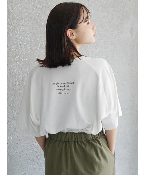 AMERICAN HOLIC（アメリカンホリック）の「ロゴラグランカットプルオーバー（Tシャツ/カットソー・レディース・オフホワイト/チャコールグレー/ライトベージュ・M/L）」の21枚目の写真