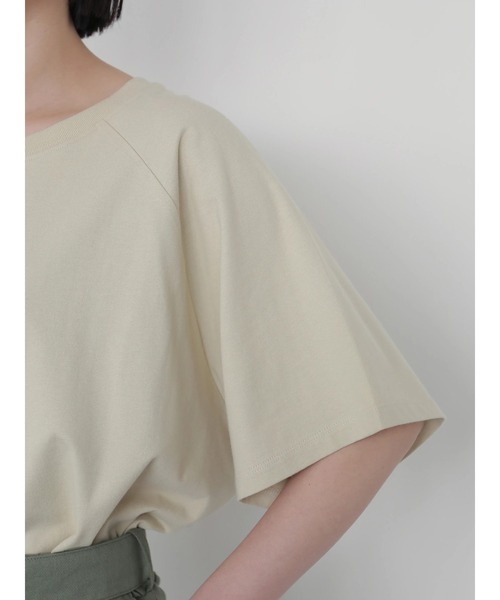 AMERICAN HOLIC（アメリカンホリック）の「ロゴラグランカットプルオーバー（Tシャツ/カットソー・レディース・オフホワイト/チャコールグレー/ライトベージュ・M/L）」の16枚目の写真